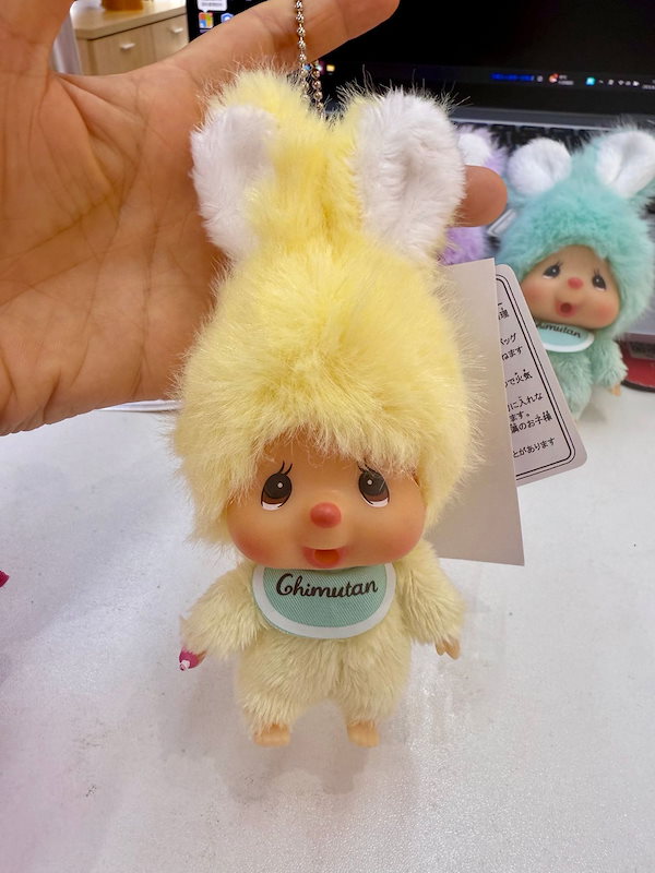 希少　モンチッチ ぬいぐるみ マスコットキーホルダーヴィンテージ　まとめ売り 希少】ペアお祭りモンチッチキーチェーン 昭和レトロ 法被八王子