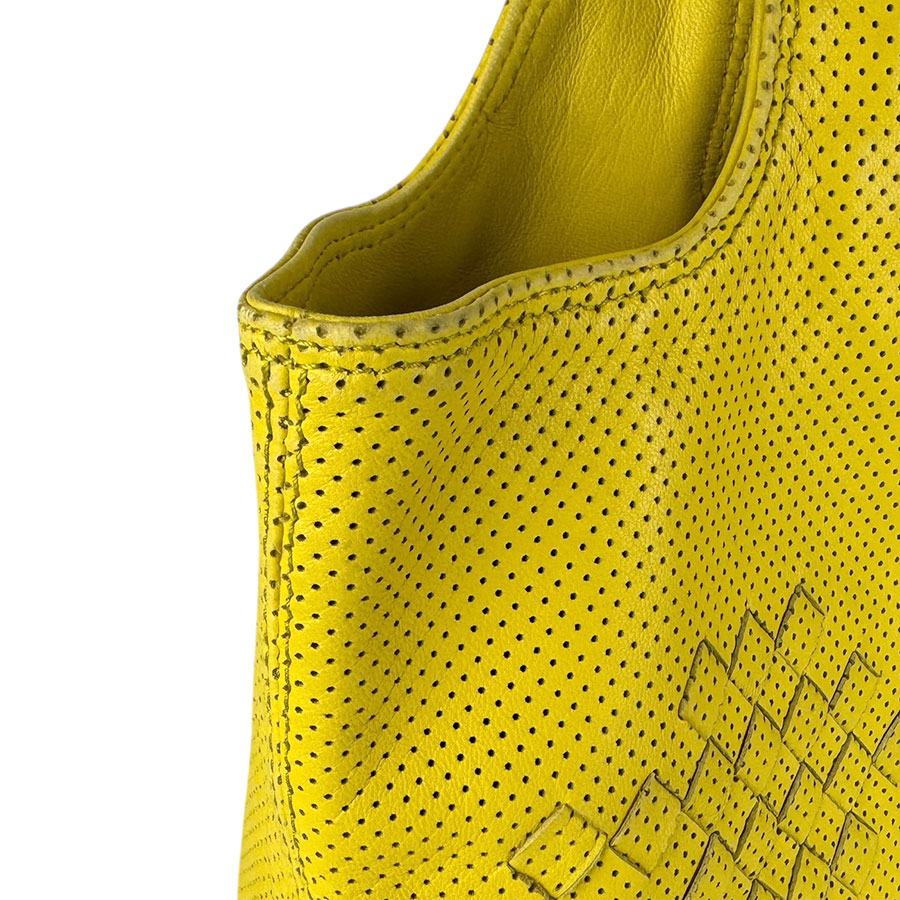 ボッテガヴェネタ BOTTEGAVENETA ハンドバッグ イントレチャート レザー イエロー レディース z5265 ボッテガヴェネタ BOTTEGAVENETA ハンドバッグ イントレチャート レザー イエロー レディース z5265