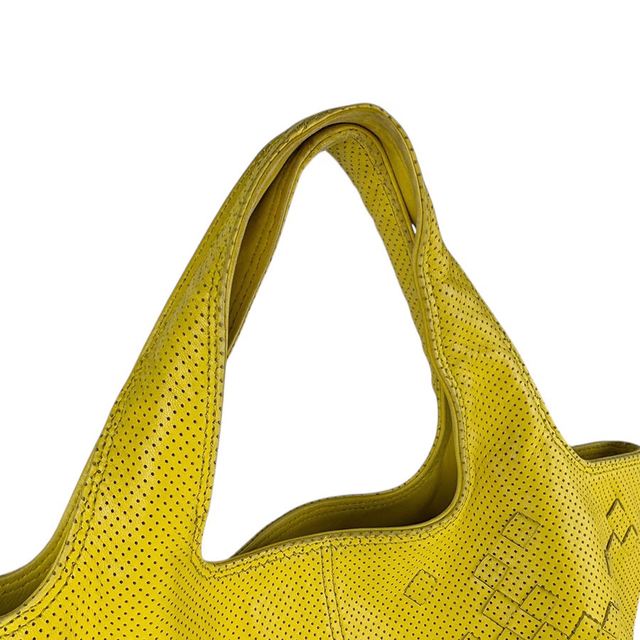 ボッテガヴェネタ BOTTEGAVENETA ハンドバッグ イントレチャート レザー イエロー レディース z5265 ボッテガヴェネタ BOTTEGAVENETA ハンドバッグ イントレチャート レザー イエロー レディース z5265
