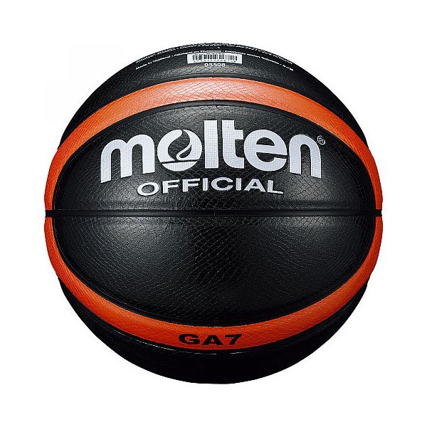 (モルテン Molten) バスケットボール (7号球) ブラック 人工皮革 BGA7KO (運動 スポーツ用品)