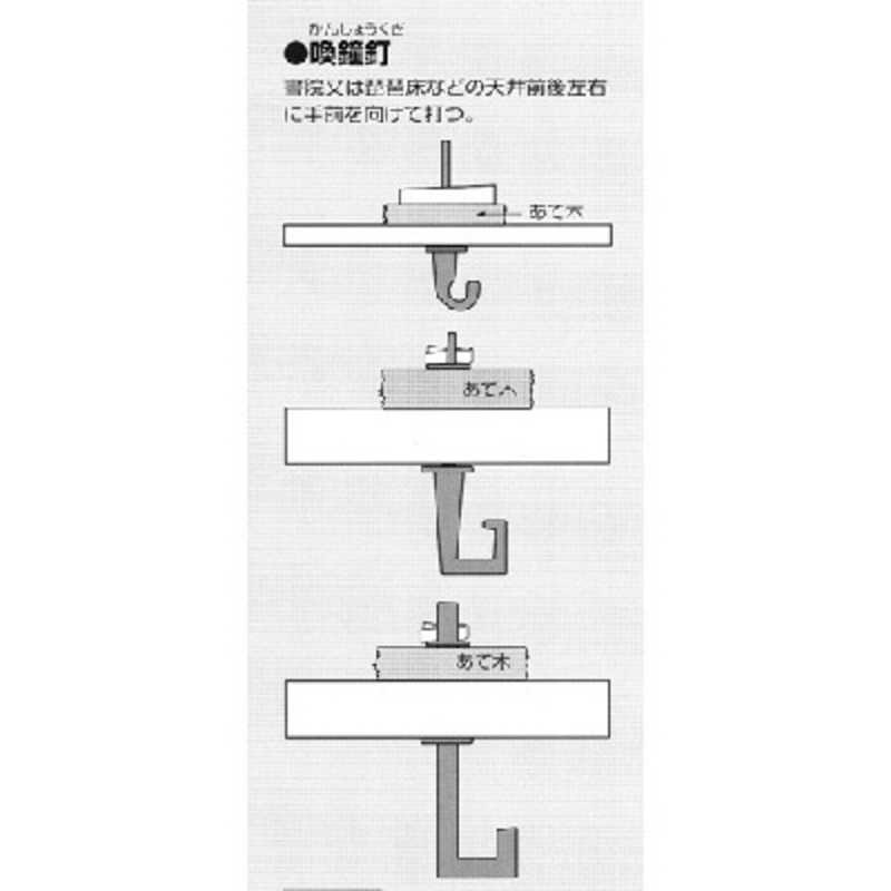 福井金属工芸 喚鐘釘 CR13 福井金属工芸 喚鐘釘 CR13