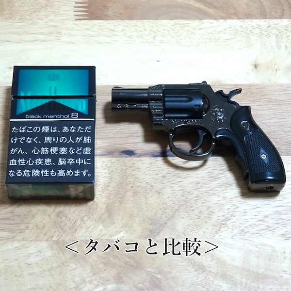 新品リボルバー型ターボライターガスライター拳銃型ライターハンドガン