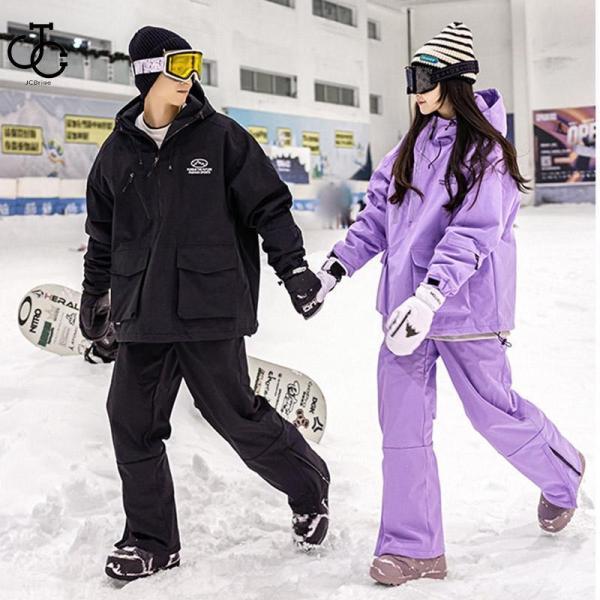 [9月新品底値]スキーウェア スノーボードウェア メンズ レディース 上下セット 中綿 撥水 防風 防寒 スノボウェア スノボー スキー ジャケット パンツ推奨