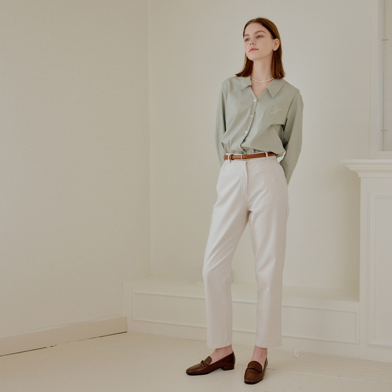 コットンクロップパンツ(COTTON CROP PANTS)