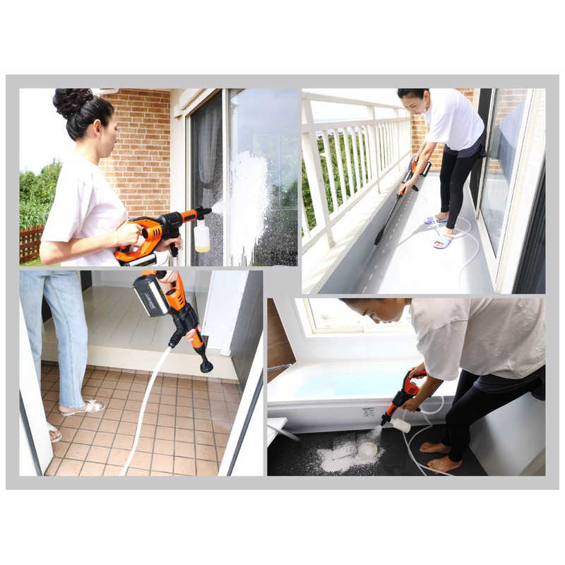 BEAUTITEC　コードレス洗浄機　ホワイト　KB007