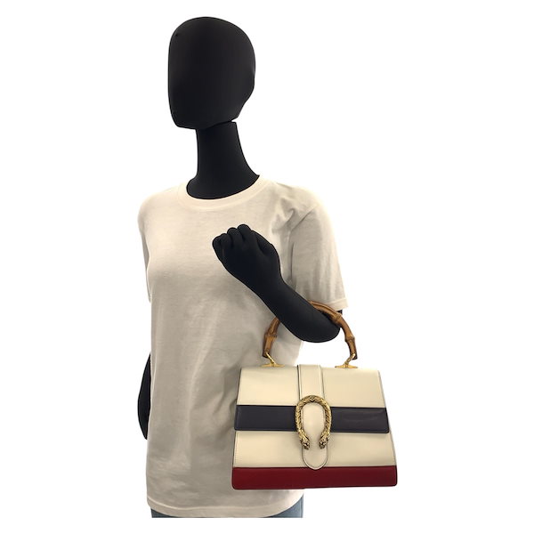 Qoo10] GUCCI デュオニソス バンブー ホワイト ネイビ