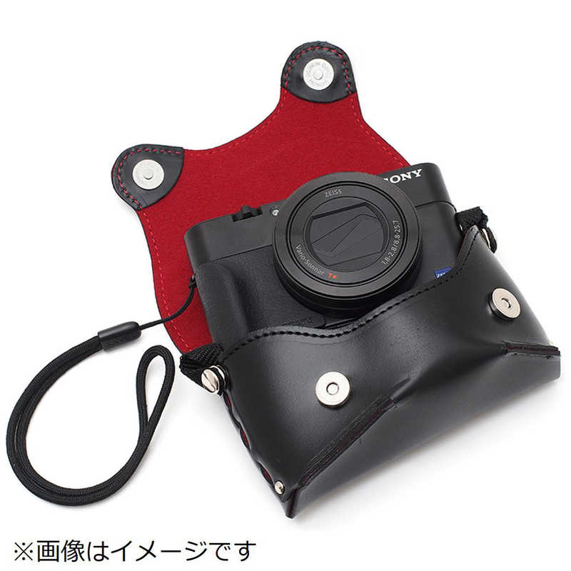 山田屋写真用品　SONY RX100シリーズ対応レザーカメラケース　オルフェ01 LCO-01-RD 赤