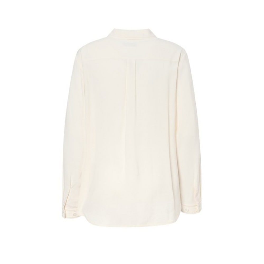 (ヘッジスレディース) 25SS ロングスリーブブラウスアイボリー HSSH5B206IV (ヘッジスレディース) 25SS ロングスリーブブラウスアイボリー HSSH5B206IV