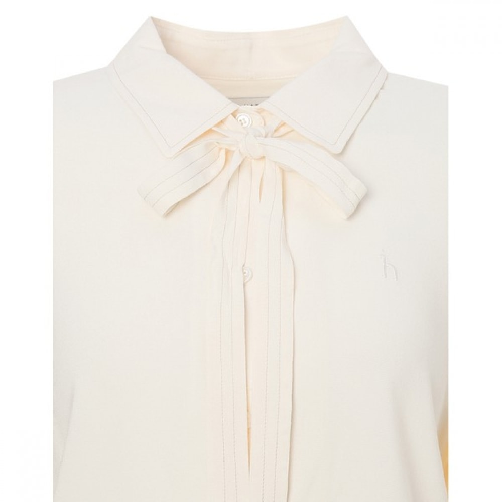 (ヘッジスレディース) 25SS ロングスリーブブラウスアイボリー HSSH5B206IV (ヘッジスレディース) 25SS ロングスリーブブラウスアイボリー HSSH5B206IV