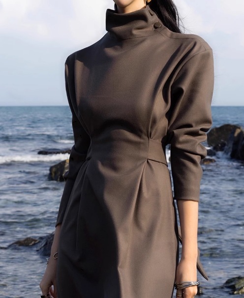 レディース ワンピース プルオーバー ドレス ロング 長袖 ハイネック Aライン ウエストマーク スリット ハイウエスト 大人可愛い きれいめ シンプル カジュアル 上品 おしゃれ かっこいい レディース ワンピース プルオーバー ドレス ロング 長袖 ハイネック Aライン ウエストマーク スリット ハイウエスト 大人可愛い きれいめ シンプル カジュアル 上品 おしゃれ かっこいい