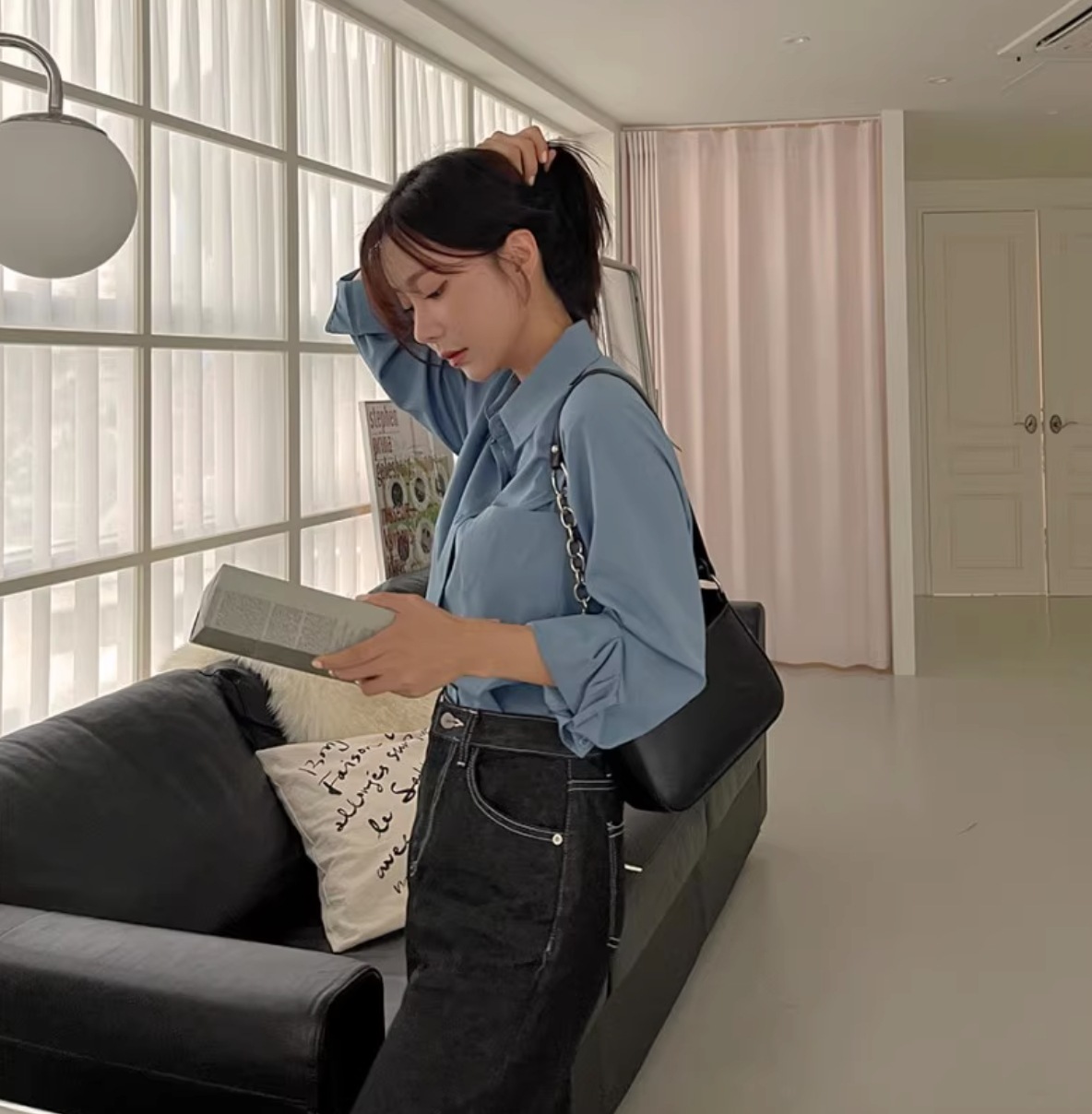 レディース シャツ 襟付き 角襟 ポケット 前開き かわいい 大人可愛い きれいめ シンプル 上品 おしゃれ ラフ 存在感 フォーマル 抜け感 かっちり カレッジ風 レディース シャツ 襟付き 角襟 ポケット 前開き かわいい 大人