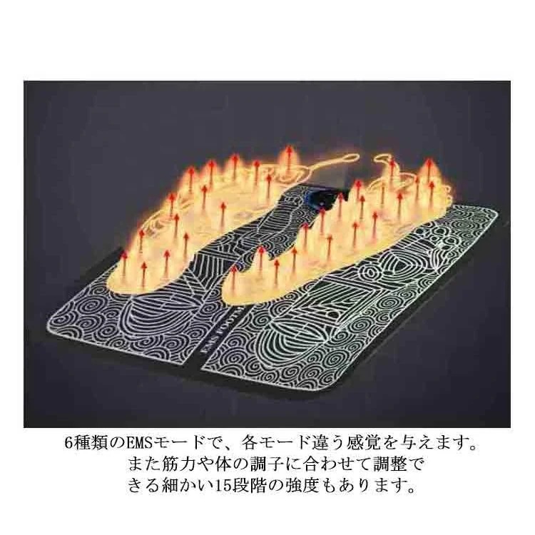 【超お得1つ買うと10個もらえる】1～3日で出荷足裏EMS 足用 フットマット 足の筋トレ 太もも ふくらはぎ トレーニング フットマッサージャー マッサージ器 効果 フィットネス 簡単 高齢者