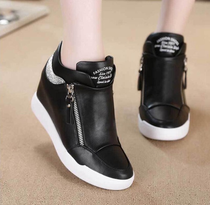 インヒールスニーカー スニーカー レディース ハイカット( 白 黒 )厚底 ハイカットインヒールスニーカー ジップ スニーカー ハイカット スリッポン ヒール7cm ハイカットスニーカー レディース靴 インヒールスニーカー スニーカー レディース ハイカット( 白 黒 )厚底 ハイカットインヒールスニーカー ジップ スニーカー ハイカット スリッポン ヒール7cm ハイカットスニーカー レディース靴