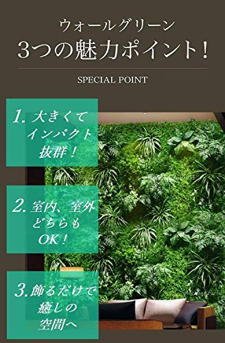 色: 壁掛け 木】MedianField 【 ウォールグリーン 壁掛け フェイ | www