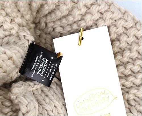 [SEVENTEENウォヌ着用]Rope Beige Knit Bonnet Hat