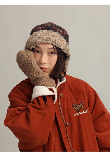 レトロな厚みのある暖かいコーデュロイウィンタージャケット