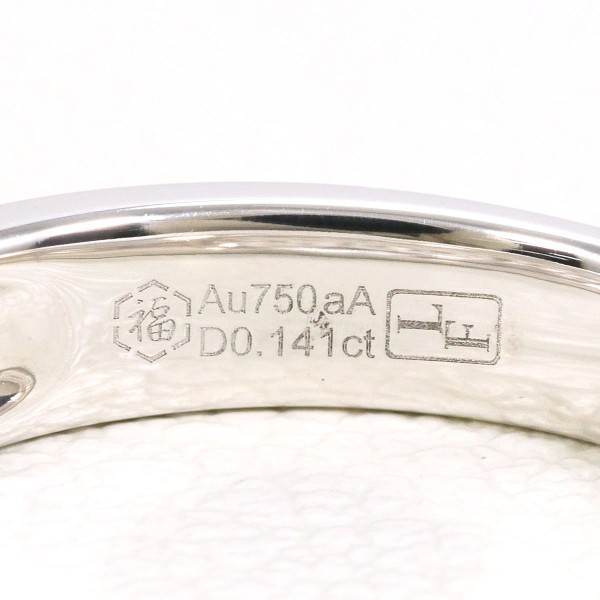 K18 18金 WG ホワイトゴールド リング 指輪 11号 ダイヤ 0.141 ジュエリー 中古 K18 18金 WG ホワイトゴールド リング 指輪 11号 ダイヤ 0.141 ジュエリー 中古