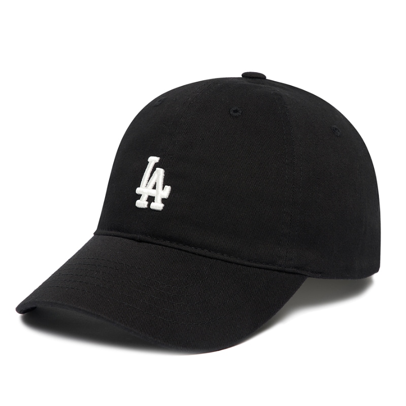 [aespa カリナ 着用] Rookie unstructured ball cap LA (black) 韓国 アイドル 帽子 レディース メンズ 深め 春 夏