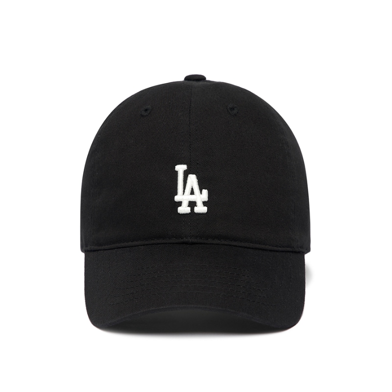 [aespa カリナ 着用] Rookie unstructured ball cap LA (black) 韓国 アイドル 帽子 レディース メンズ 深め 春 夏