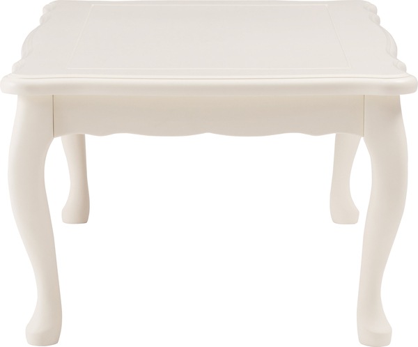 猫脚コタツ 正方形 繊維板 天然木 ラバーウッド ウレタン塗装 石英管ヒーター300W MS-303H 中間スイッチ