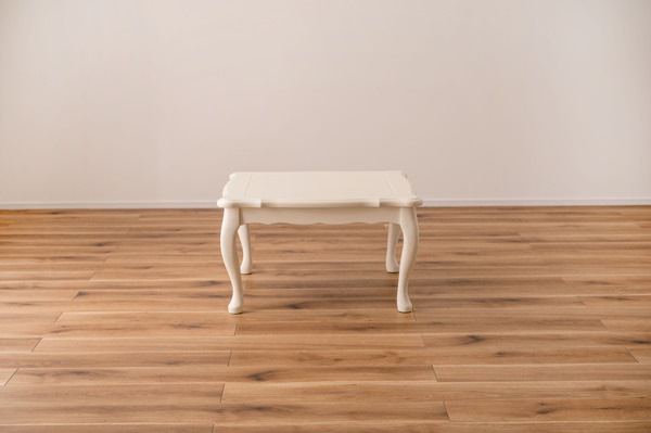 猫脚コタツ 正方形 繊維板 天然木 ラバーウッド ウレタン塗装 石英管ヒーター300W MS-303H 中間スイッチ