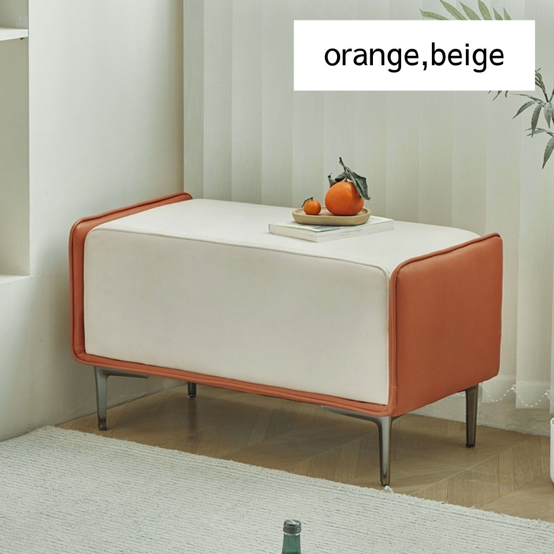 スツール ベッドサイドスツール バイカラー 直径80cm 長方形 幅広 椅子 かわいい おしゃれ シンプル オットマン ドレッシング チェア 寝室 リビング スツール ベッドサイドスツール バイカラー 直径80cm 長方形 幅広 椅子 かわいい おしゃれ シンプル オットマン ドレッシング チェア 寝室 リビング