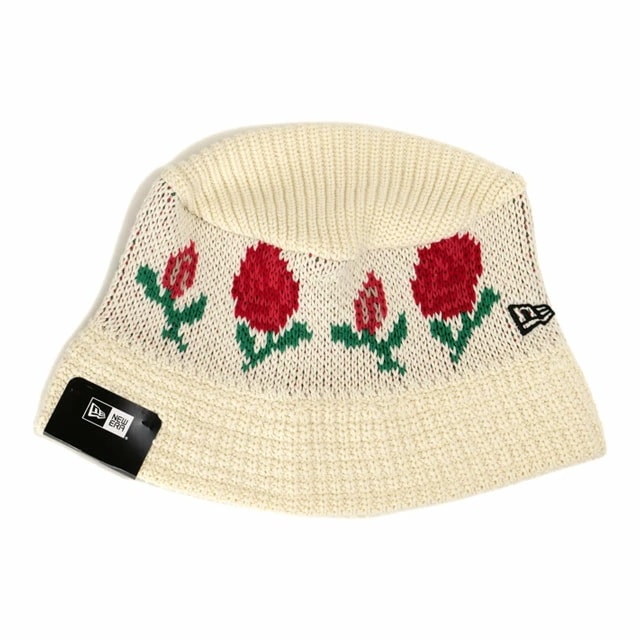 メール便 ニット バケットハット ローズ [14667666] KNIT BUCKET ROSE メンズ・レディース 帽子 クローム 正規取扱店