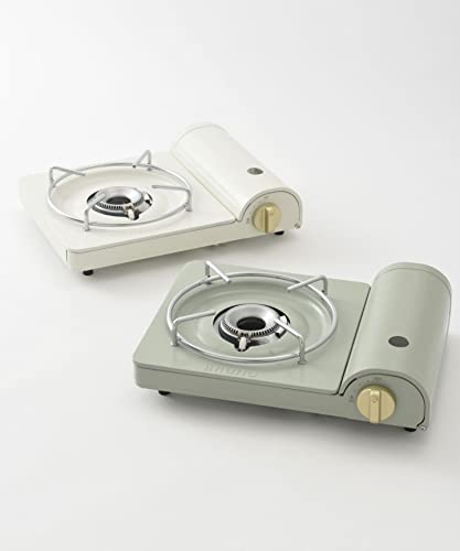 ブルーノ カセットコンロ スリム キャンプ ガス 焼肉 アウトドア 千石 小型 防災 用品 震災 備え かわいい おしゃれ グリーン BOE095-GR