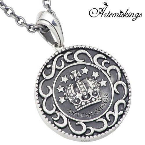 アルテミスキングス ARTEMIS KINGS リバーシブル コイン シルバー ペンダントトップ アクセサリー チェーン別売り キュービック 王冠 シルバー 925 AKP0051 アルテミスキングス ARTEMIS KINGS リバーシブル コイン シルバー ペンダントトップ アクセサリー チェーン別売り キュービック 王冠 シルバー 925 AKP0051