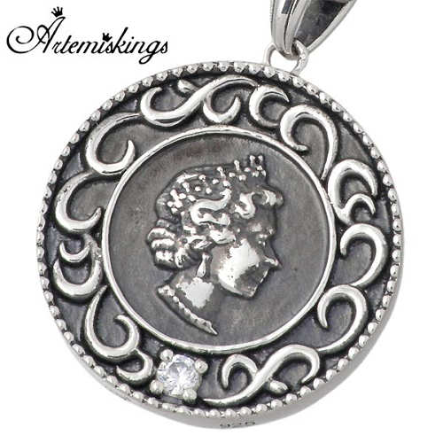 アルテミスキングス ARTEMIS KINGS リバーシブル コイン シルバー ペンダントトップ アクセサリー チェーン別売り キュービック 王冠 シルバー 925 AKP0051 アルテミスキングス ARTEMIS KINGS リバーシブル コイン シルバー ペンダントトップ アクセサリー チェーン別売り キュービック 王冠 シルバー 925 AKP0051