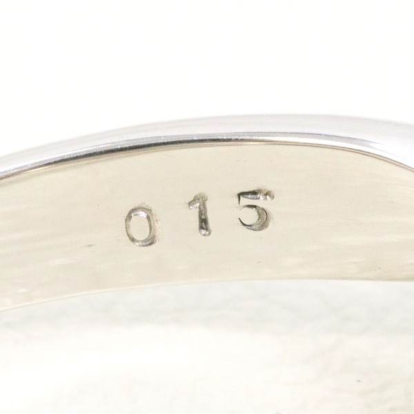 PT900 プラチナ リング 10号 パール(真珠) 約9mm ダイヤ 中古 PT900 プラチナ リング 10号 パール(真珠) 約9mm ダイヤ 中古