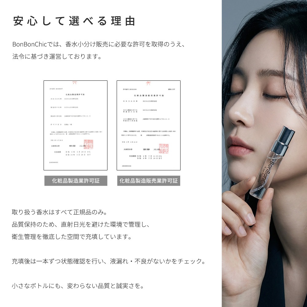 BONBONCHIC ネロリア ベチバー フォルテ オードパルファム 香水 ミニ香水 アトマイザー 10ml 選択可 スプレー ロールオン レディース グリーン系 gue18_4