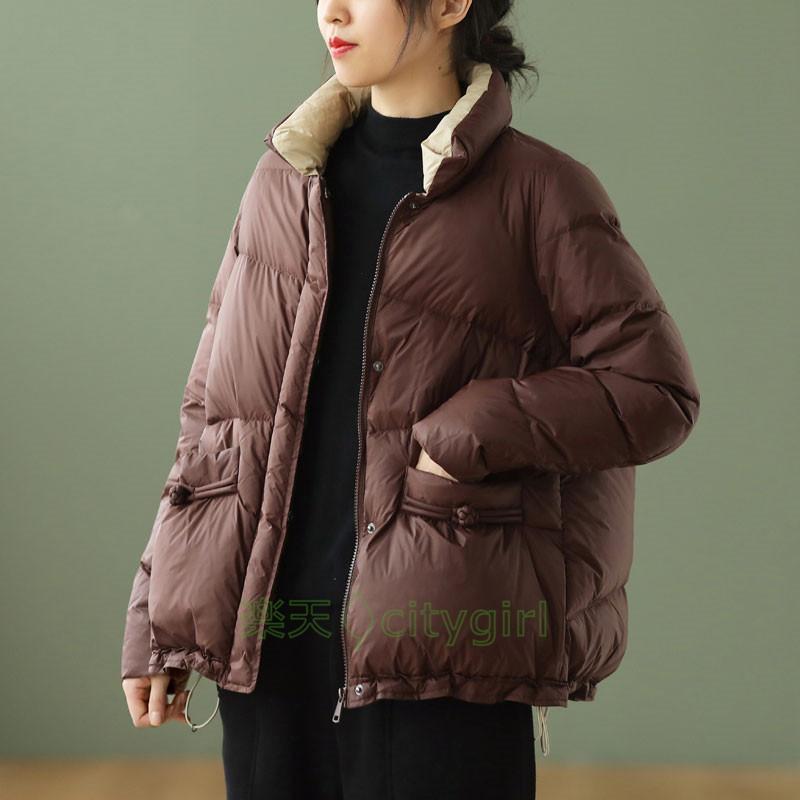 citygirlコート レディース ダウンジャケット 中綿コート 厚手コート ジャケット ゆったり 韓国ファッション ダウンコート スタイリッシュ 棉服コート もこもこ
