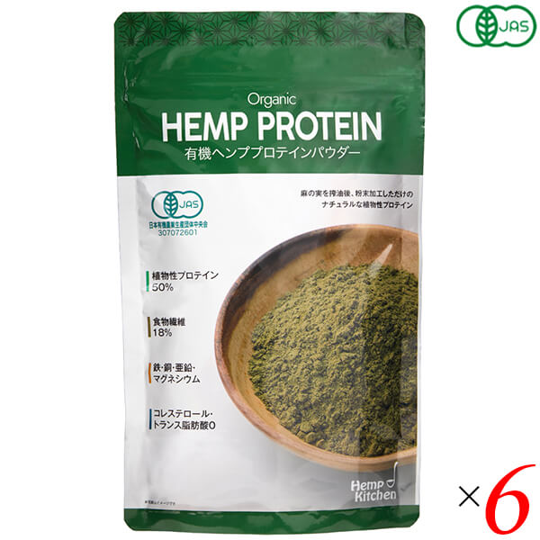 有機ヘンププロテインパウダー 160g 6個セット ニューエイジトレーディング 有機ヘンププロテインパウダー 160g 6個セット ニューエイジトレーディング