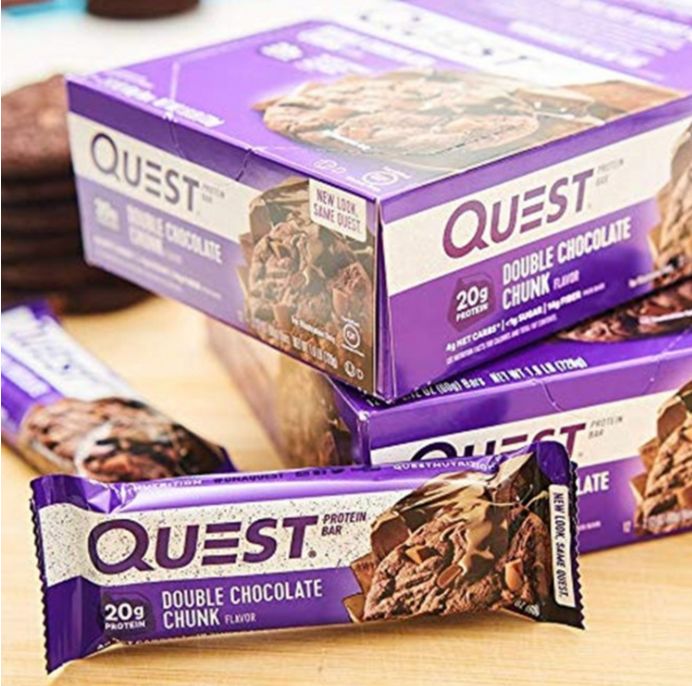 クエストニュートリション プロテインバー ダブルチョコレートチャンク(60g 12本)720g/韓国発送 クエストニュートリション プロテインバー ダブルチョコレートチャンク(60g 12本)720g/韓国発送
