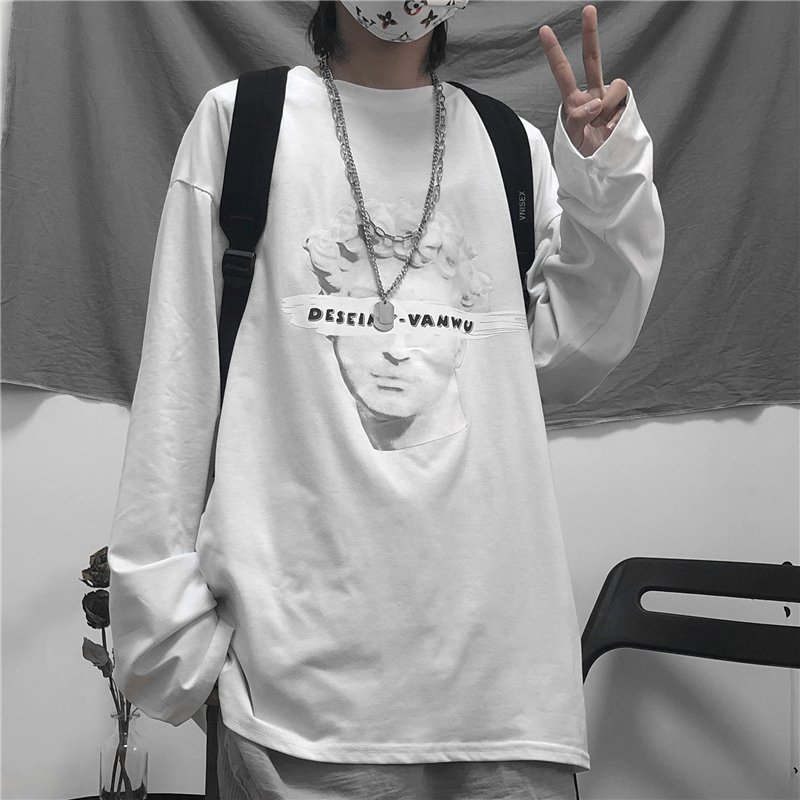 カップル Tシャツ 長袖 韓国 ストリート風 シンプルファッション レディース カップル服 メンズ 原宿系 おすすめ ゆるい カジュアル ダンス 春夏秋