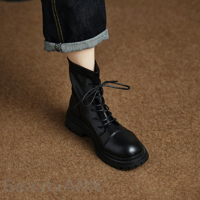ワークブーツ レディース ショットブーツ 秋 冬 厚底 編み上げブーツ 美脚 通学 通勤 疲れない 履きやすい 痛くない 疲れにくい 歩きやすい ブラック プレゼント ギフト 母の日 ワークブーツ レディース ショットブーツ 秋 冬 厚底 編み上げブーツ 美脚 通学 通勤 疲れない 履きやすい 痛くない 疲れにくい 歩きやすい ブラック プレゼント ギフト 母の日
