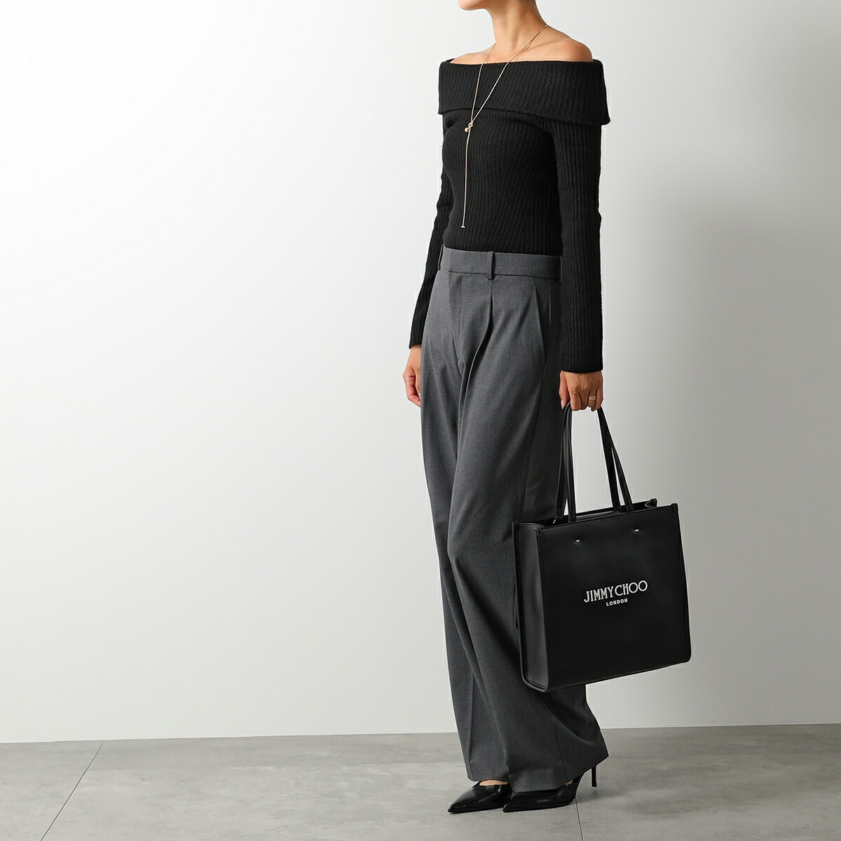 Jimmy Choo ジミーチュウ トートバッグ N/S TOTE/M ANR レディース