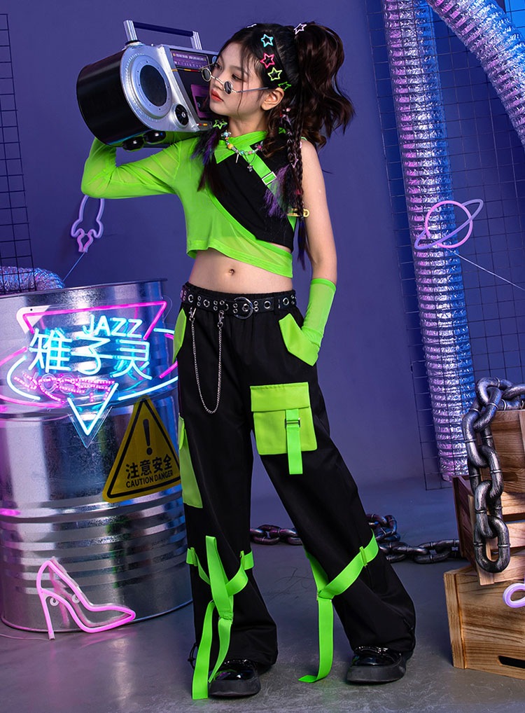 キッズ ダンス 衣装 セットアップ 女の子 カーゴパンツ へそ出しトップス 長袖 緑 メッシュシャツ タンクトップ グリーン ダンスパンツ 女の子 ジャズ ガールズ ジャズダンス チアダンス 韓国 演 キッズ ダンス 衣装 セットアップ 女の子 カーゴパンツ へそ出しトップス 長袖 緑 メッシュシャツ タンクトップ グリーン ダンスパンツ 女の子 ジャズ ガールズ ジャズダンス チアダンス 韓国 演