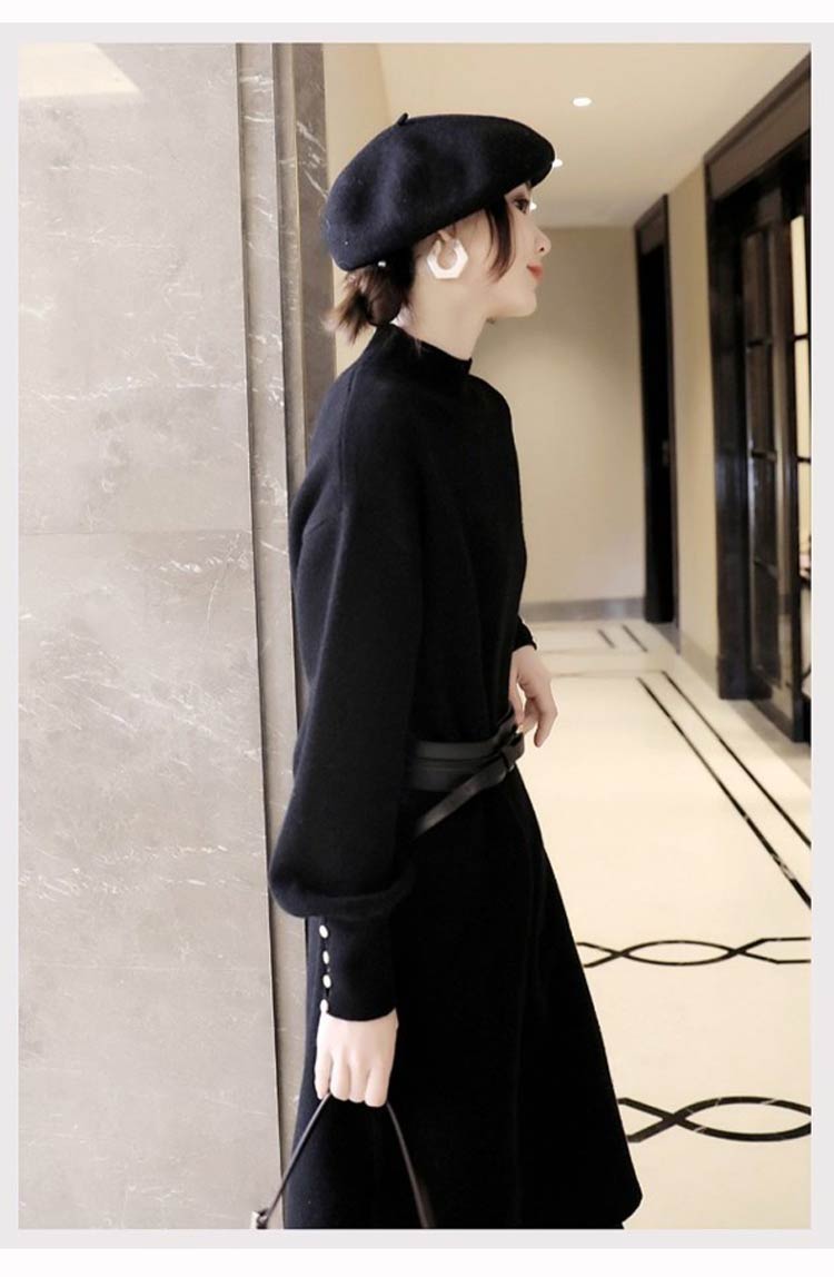 ニットワンピース レディース ニット 秋冬 ロングワンピース 長袖 ハイネック ベルド付き ワンピース ひざ丈 無地 リブ ボタン ゆったり 体型カバー プチハイネック ロングニット 柔らかい 暖かい ニットワンピース レディース ニット 秋冬 ロングワンピース 長袖 ハイネック ベルド付き ワンピース ひざ丈 無地 リブ ボタン ゆったり 体型カバー プチハイネック ロングニット 柔らかい 暖かい