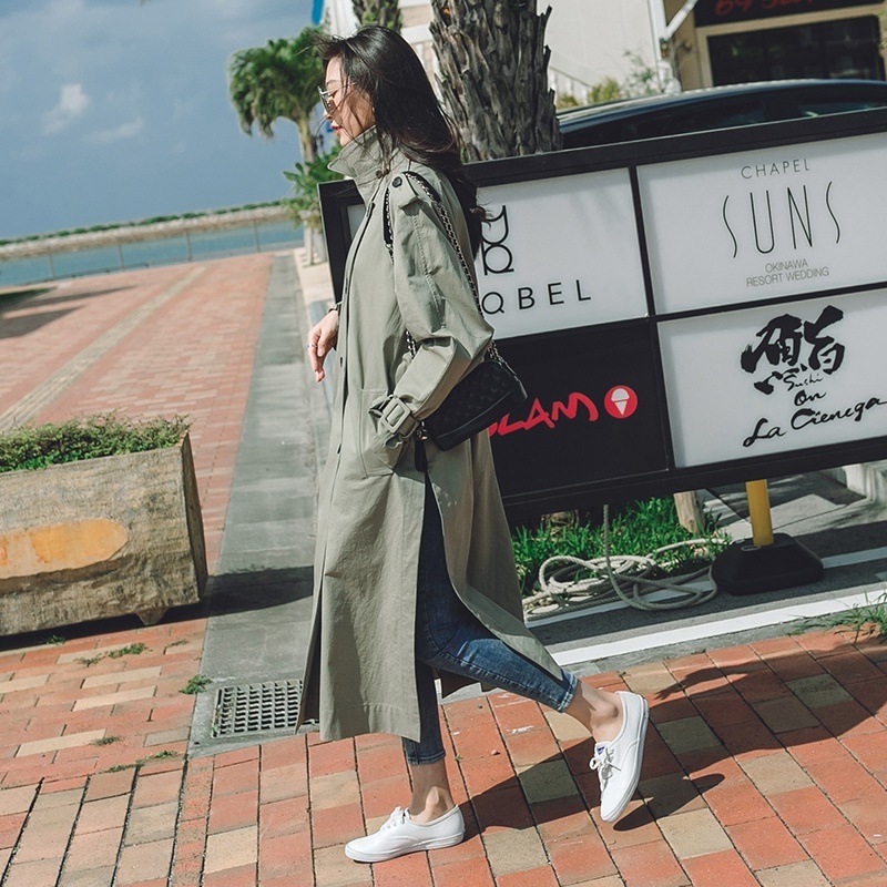着心地抜群 : レディース服 ロングスプリングコート 爆買い低価