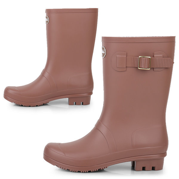 韓国産女性レインブーツ ミドルブーツ 長靴 靴ブーツ 雨の日 韓国産女性レインブーツ ミドルブーツ 長靴 靴ブーツ 雨の日