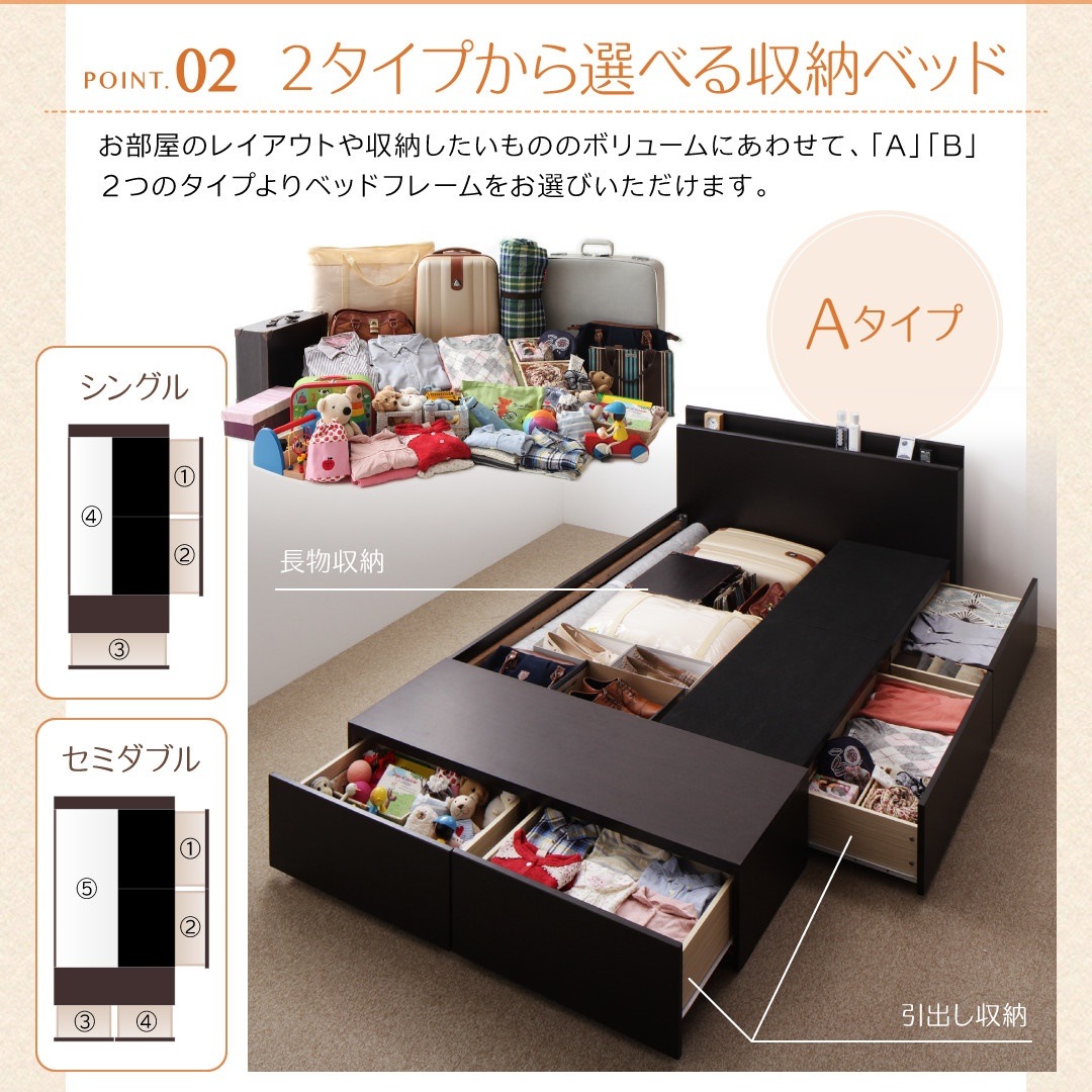 040109715137252 ヴァイトブリッ... : 寝具・ベッド・マットレス : 連結ファミリー収納ベッド 新品最安値