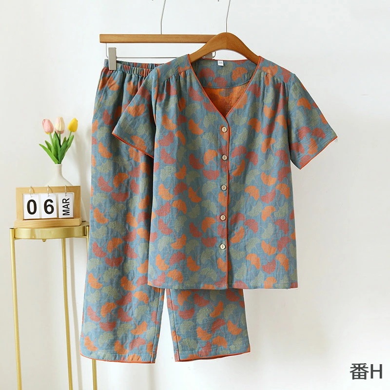 送料無料 花柄 ダブルガーゼ ルームウェア レディース 快眠 可愛い パジャマ 綿100% 上下セッ 送料無料 花柄 ダブルガーゼ ルームウェア レディース 快眠 可愛い パジャマ 綿100% 上下セッ