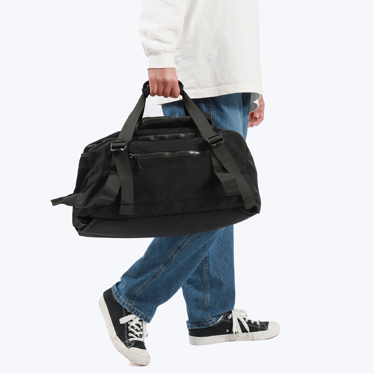 日本正規品 ボストンバッグ 大容量 軽量 軽い 大きい 大きめ 旅行 ブランド おしゃれ 2WAY バックパック リュック A3 B4 35L サコッシュ INB1004