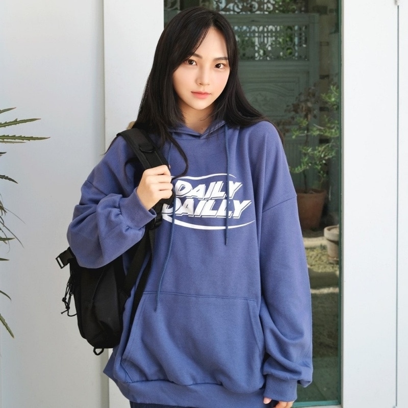 トップス プルオーバー パーカー フーディー 長袖 ボリューム袖 ドロップショルダー 萌袖 かわいい カジュアル おしゃれ お洒落 かっこいい こなれ感 ラフ メンズライク マニッシュ ボーイッシュ