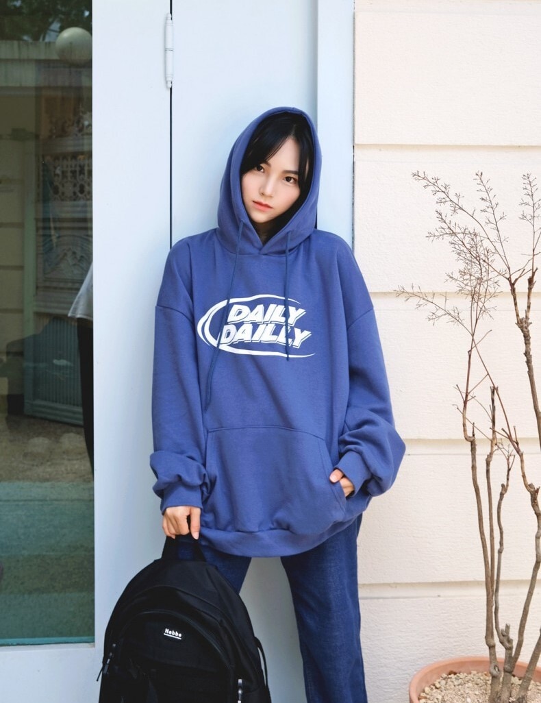 トップス プルオーバー パーカー フーディー 長袖 ボリューム袖 ドロップショルダー 萌袖 かわいい カジュアル おしゃれ お洒落 かっこいい こなれ感 ラフ メンズライク マニッシュ ボーイッシュ