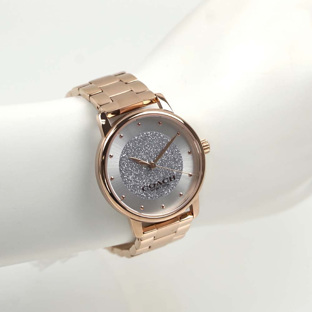 コーチ 腕時計 レディース ローズゴールド シルバー ステンレスベルト COACH GRAND ブレスレット付き 14000090 コーチ 腕時計 レディース ローズゴールド シルバー ステンレスベルト COACH GRAND ブレスレット付き 14000090