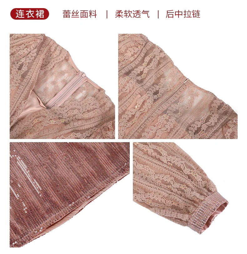 JY.上品 2024春冬 キラキラ レース ショートワンピース パーティードレス 着痩せ 大人 お呼ばれ 同窓会 披露宴 卒業式 結婚式 ウェディング 二次会 成人式