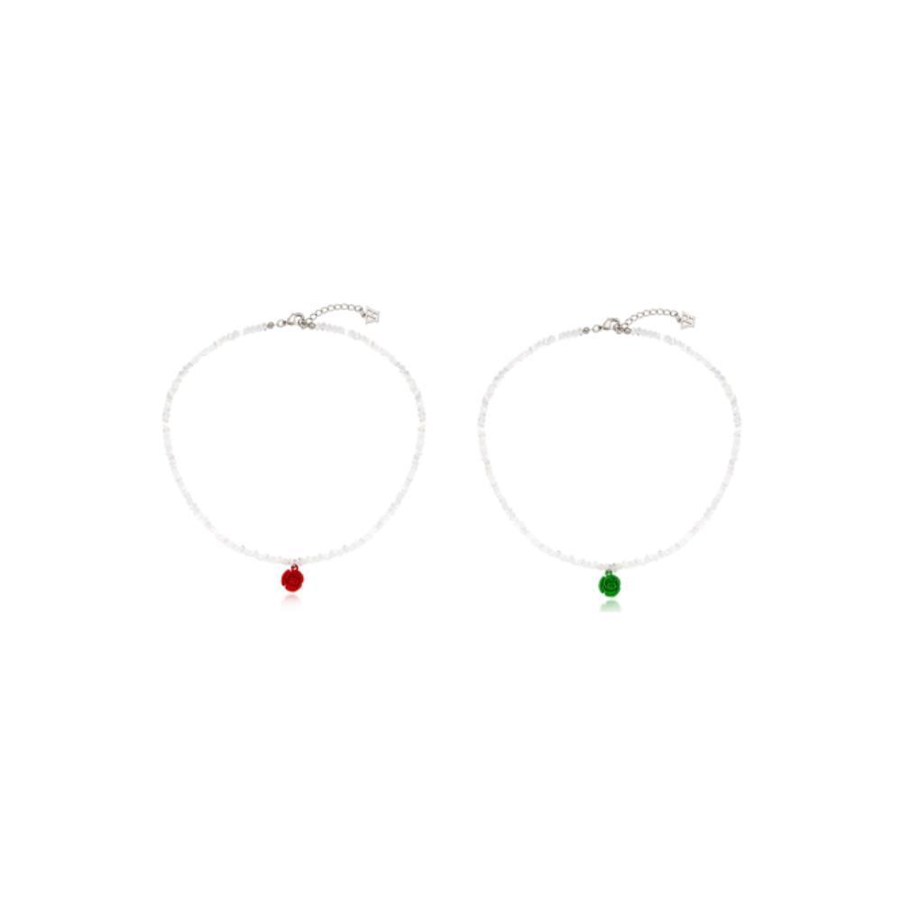 VINTAGE HOLLYWOOD Crystal Rose Necklace VH2435NE001M VINTAGE HOLLYWOOD Crystal Rose Necklace VH2435NE001M